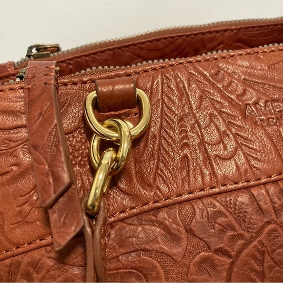 s-l400.jpg American Leather Co Women\'s Brown Leather Satchel